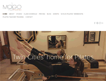 Tablet Screenshot of mogopilates.com